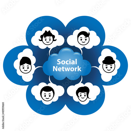 Vektor: Social Network Social Network