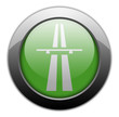 Green Metallic Orb Button 