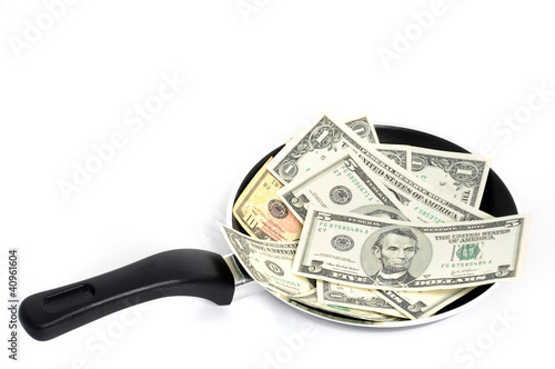 Photo: Geld-Pfanne Geld-Pfanne