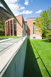 exterior modern red house