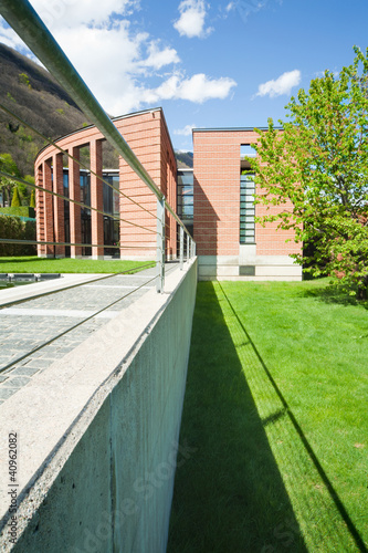 Photo: exterior modern red house exterior modern red house