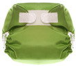 Eco Friendly Green Cloth Diaper with Hook and Loop Closure Eco Friendly Green Cloth Diaper with Hook and Loop Closure