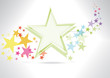 A fényképek részletei Multicolor stars abstract
