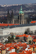 Prague Castle with Cathedral in Czech Republic