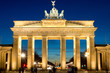 The Brandenburger Tor in Berlin at dawn