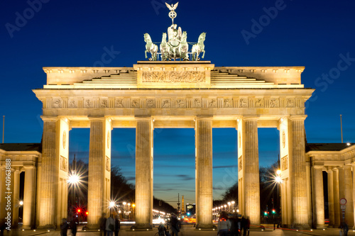 Photo: The Brandenburger Tor in Berlin at dawn The Brandenburger Tor in Berlin at dawn