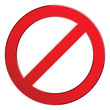 Sign forbidden