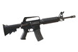 Rifle in white background