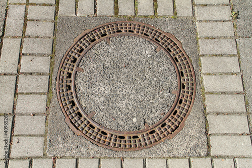 Foto: Gullideckel Gullideckel