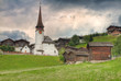 village settlement in canton Valais Switzerland village settlement in canton Valais Switzerland
