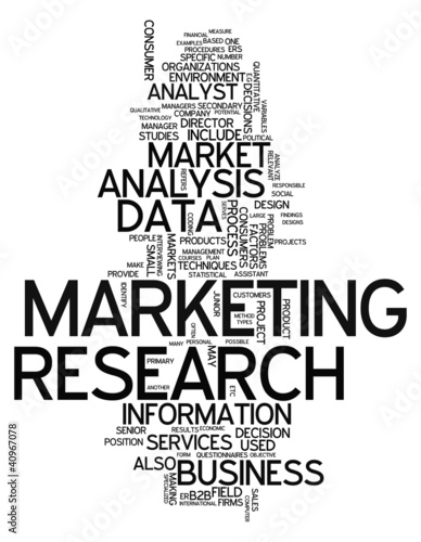 Illustration: Word Cloud "Marketing Research" Word Cloud "Marketing Research"