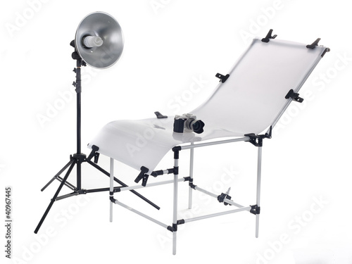 Photo: The equipment for a photo in studio The equipment for a photo in studio