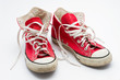 Red sneakers