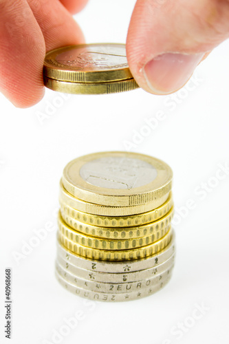 Photo: Saving money Saving money