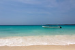 Boat near the Caribbean Beach