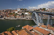 Dom Luís Bridge and Ribeira in Porto, Portugal. Dom Luís Bridge and Ribeira in Porto, Portugal.