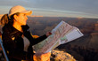 Woman exploring the Grand Canyon