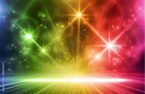 Vector: Colorful vector light effects Colorful vector light effects