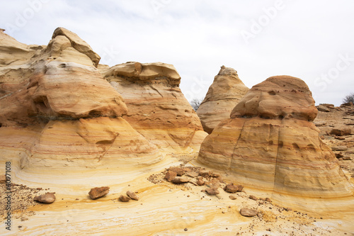 Foto: Leuchtend bunte Sandsteinformationen in New Mexico Leuchtend bunte Sandsteinformationen in New Mexico