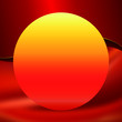 carte invitation boule soleil concept luminaire lampe
