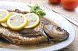 Cooked fish Cooked fish