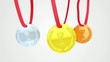 Medals loop animation