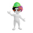 Jugendlicher mit Cappy und Sonnenbrille