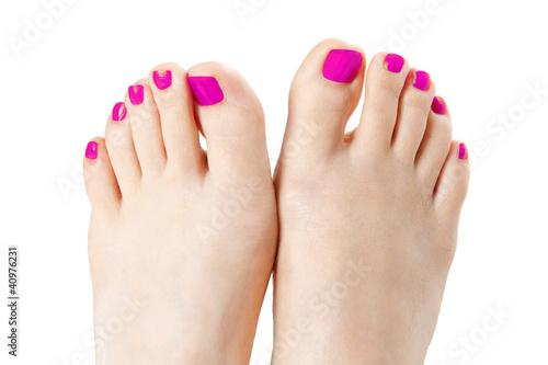 Photo: Pink nail polish Pink nail polish