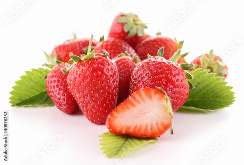 Foto: isolated strawberry isolated strawberry