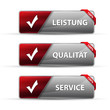 metallic buttons qualität service leistung