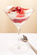 Photo: Layered dessert made from strawberries and yogurt / pudding Layered dessert made from strawberries and yogurt / pudding
