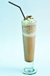 Milk shakes with chocolate isolated on white Milk shakes with chocolate isolated on white