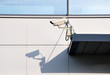 Video camera and its shadow.