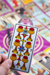 Tarot card held in the hand (4) Tarot card held in the hand (4)