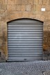 vintage gray roll up door