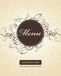 Banner for menus with curls