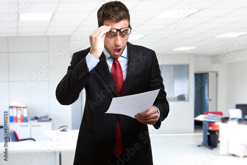 Photo: Shocked businessman Shocked businessman