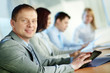 Business smile