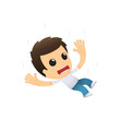 funny cartoon casual man