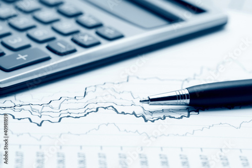 Photo: Financial graphs Financial graphs