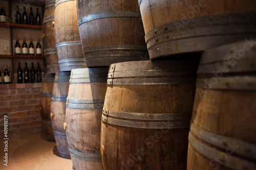Photo: Barrels of wine Barrels of wine