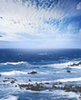 wild sea with big waves wild sea with big waves