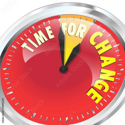 Vector: It's time for Change It's time for Change