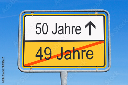 Illustration: 50 Jahre - Jubiläum und Geburtstag 50 Jahre - Jubiläum und Geburtstag