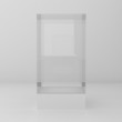 empty showcase