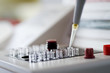 examining in the laboratory