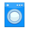 Washing machine isolated on white background