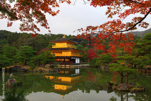 Photo: Kinkakuji in autumn season, Golden Pavilion at Kyoto, Japan. Kinkakuji in autumn season, Golden Pavilion at Kyoto, Japan.