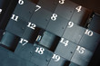 Safe boxes with digits on Safe boxes with digits on