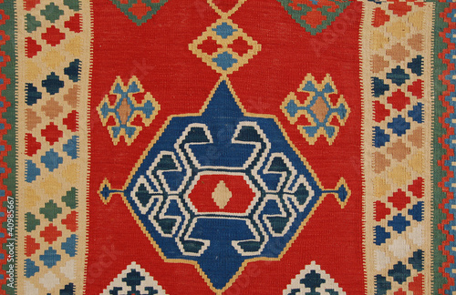 Photo: Kelim / Kilim Teppich, Detail Kelim / Kilim Teppich, Detail